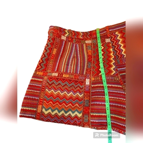 NWT Cider Women's Retro Boho 3X Short Short ,zips belt loops new - Picture 11 of 16